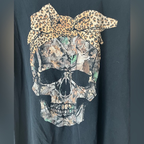 Camo skull tshirt - Picture 2 of 3